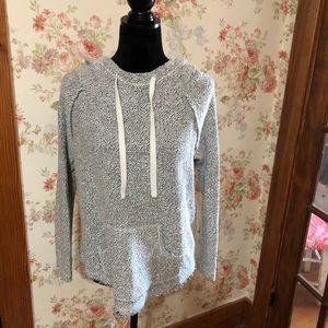 Lightweight woven sweatshirt